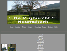 Tablet Screenshot of devrijburcht.com